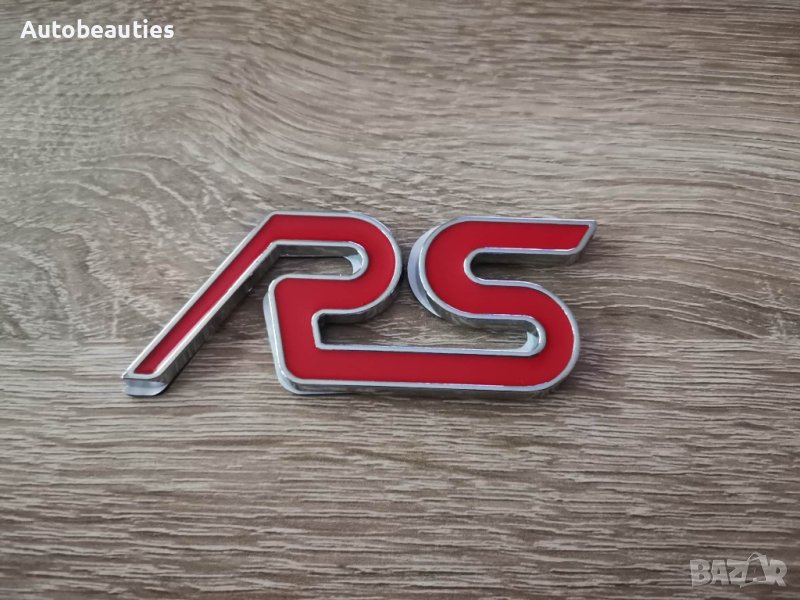 червена емблема Ford RS, снимка 1