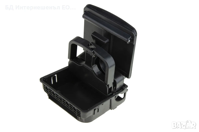 5902048145215  Задна поставка за чаши, Volkswagen, Golf 5 6, Jetta, Eos, Черен, снимка 1