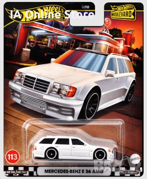 Hot Wheels Premium Mercedes-Benz E 36 AMG - HRT78 - Boulevard # 113, снимка 1