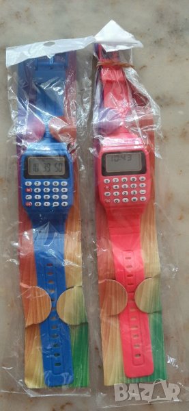 Детски електронни часовници с калкулатор,нови, снимка 1