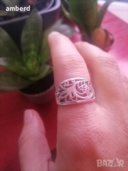 Сребърен пръстен - модел R006A, снимка 1