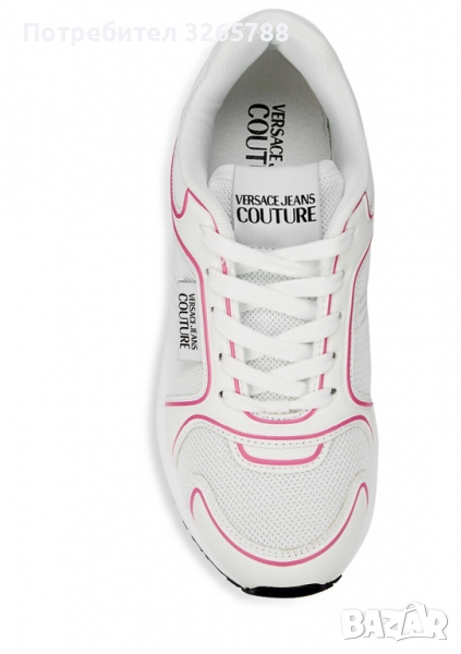 Versace jeans couture white and pink, снимка 1