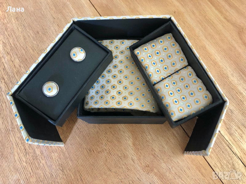 Мъжки подаръчен комплект от три елемента, внос от Англия, снимка 1