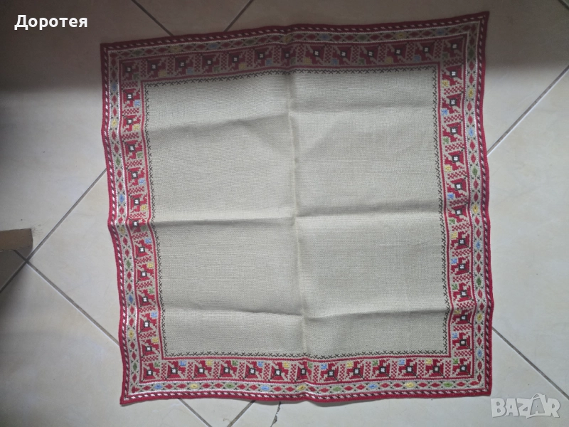 Ръчно везана покривка, снимка 1