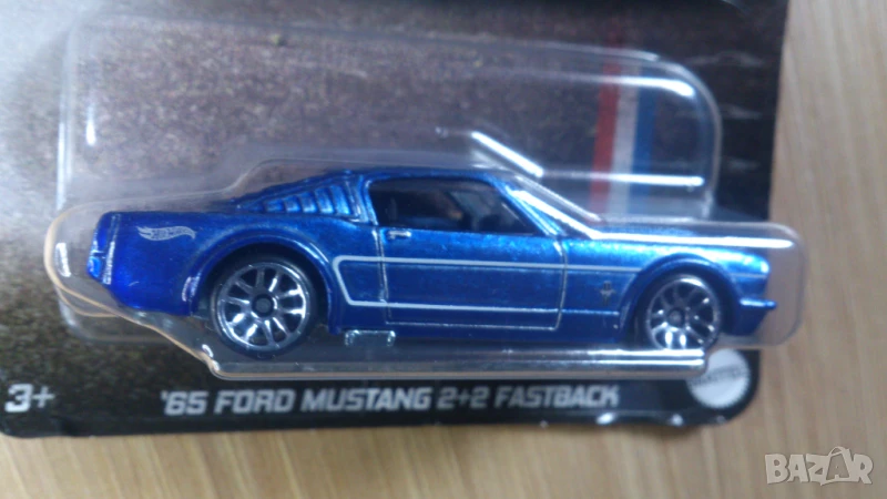 Hot Wheels '65 Ford Mustang 2+2 Fastback - Silver Series - CHASE!, снимка 1