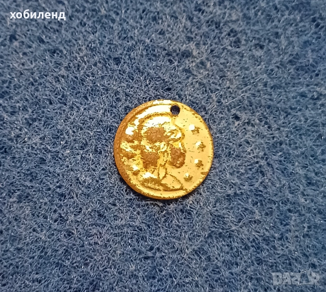Монета ползвана за накит , снимка 1