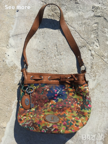 FOSSIL многоцветна чанта, снимка 1