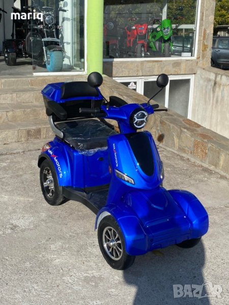 Електрическа Четириколка Famozna LUX 1500W/60V/20Ah - Синя, снимка 1