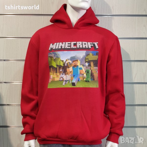 Нов мъжки суичър с дигитален печат MINECRAFT (Майнкрафт), снимка 1