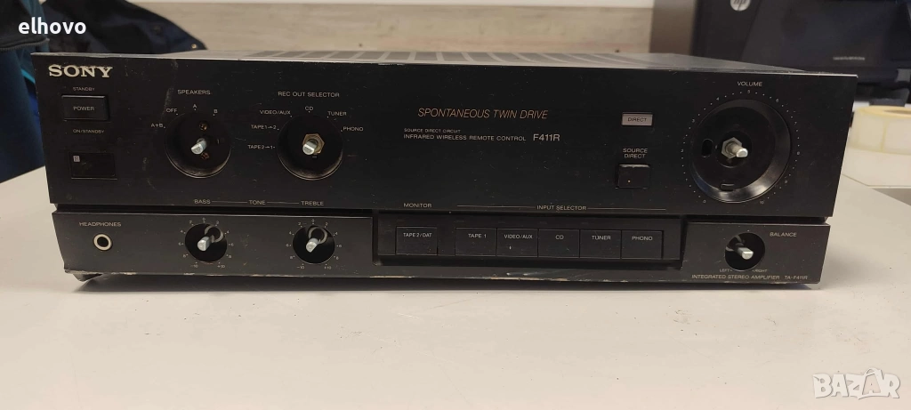 Стерео усилвател Sony TA-F411R, снимка 1