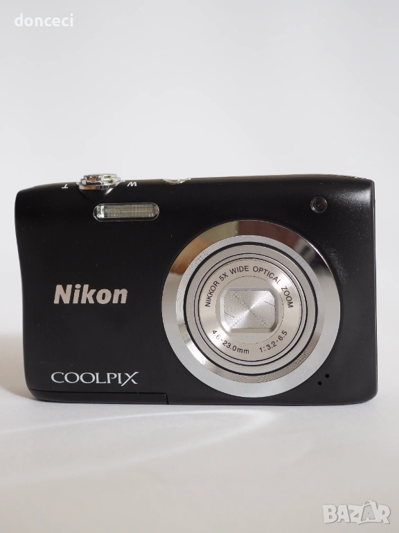 Nikon Coolpix A100 20mp x5 zoom компактен фотоапарат, нов, със зарядно, снимка 1