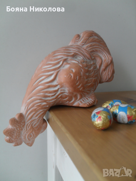 Керамичен петел (декорация, подходяща за Велиден, др.), снимка 1