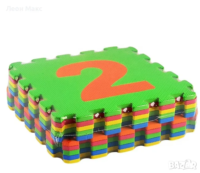 Гумен мек пъзел за земя 10бр, снимка 1