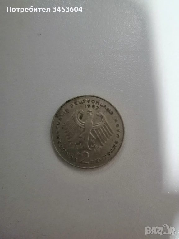 ЮБИЛЕЙНА МОНЕТА ОТ 2 МАРКИ 1949-1979, снимка 1