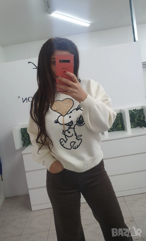 Пуловер с кученце , снимка 1