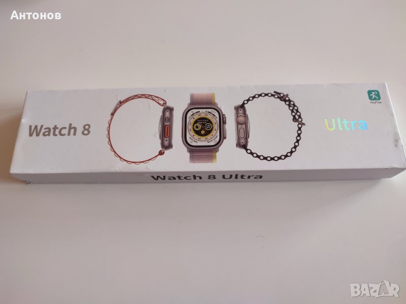 Забележителен черен смарт часовник Smart watch Ultra 8, снимка 1