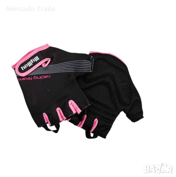 Ръкавици Mercado Trade, За жени, Универсални, За велосипед, Черен - Розов, снимка 1
