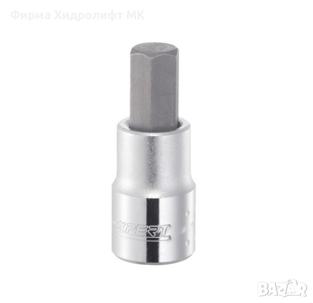 EXPERT E031907 Вложка 10мм с накрайник шестостен 1/2", снимка 1