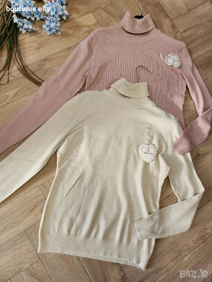 дамска блуза с поло, снимка 1