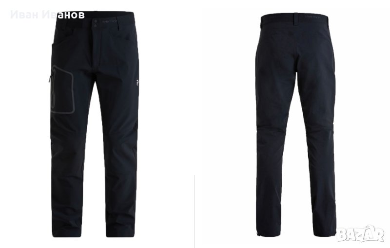   туристически панталон Peak Performance Light SS Scale Pant M Black размер Л, снимка 1