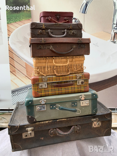 4 броя стари куфара, снимка 1
