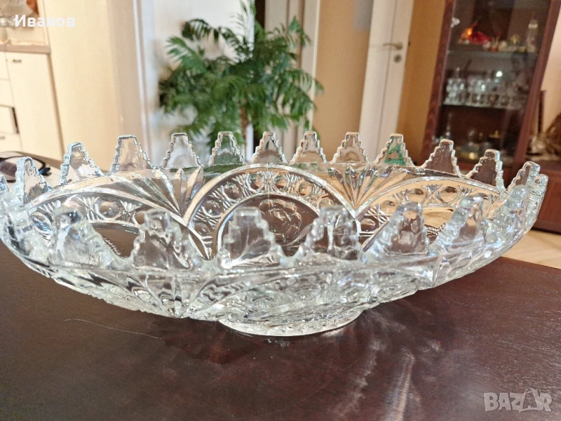 Продавам кристална фруктиера , снимка 1