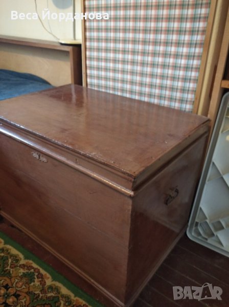 Стара дървена ракла, снимка 1