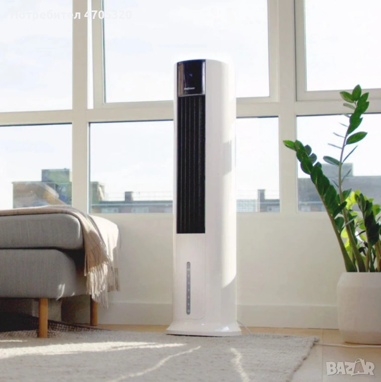 ProBreeze 3 в 1 колонен въздушен охладител PB-AC06-EU – вентилатор, охладител и овлажнител, снимка 1