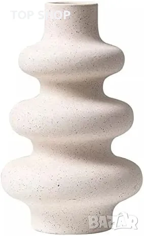 Нова Керамична ваза за цветя модерна луксозна декорация за дом офис, снимка 1