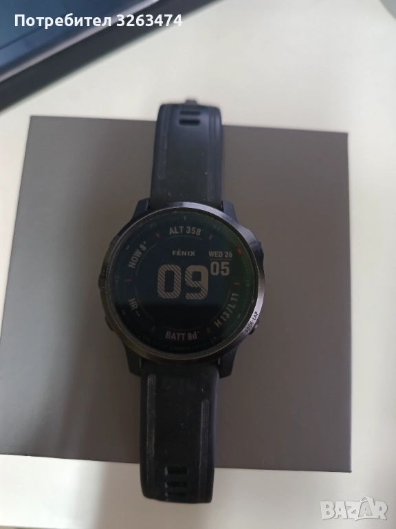 GPS часовник Garmin Fenix 6s Pro, снимка 1