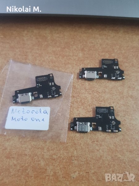 Блок захранване ( PCB ) за Motorola Moto One , Moto One Lite , P30 Play / XT1941 + микрофон, снимка 1