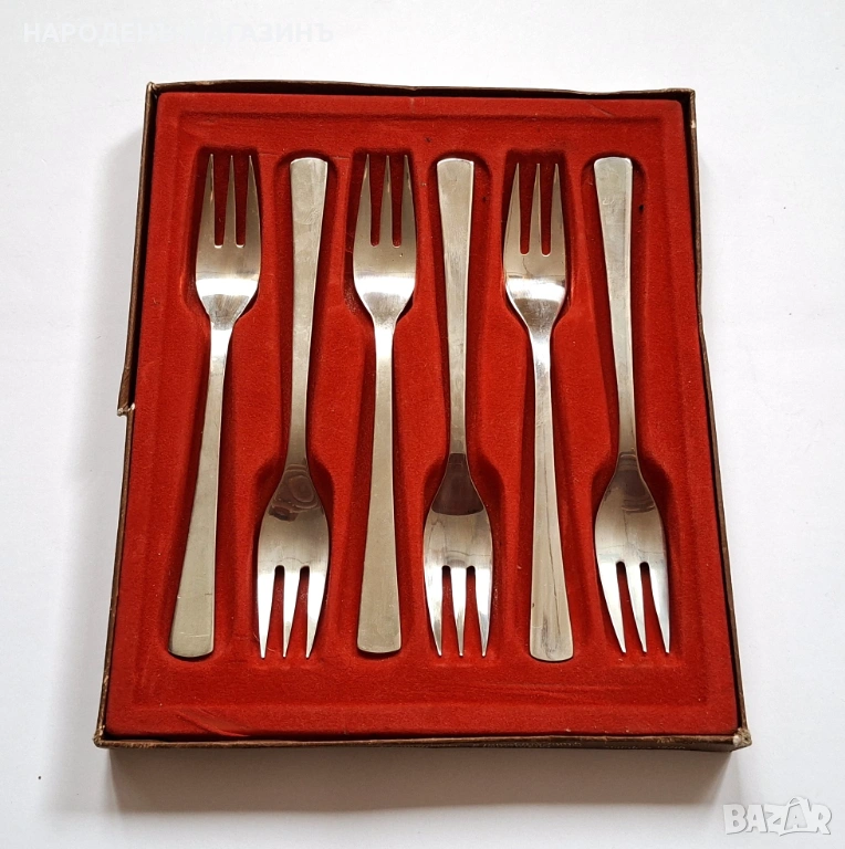 WMF – GERMANY - Десертни вилички сервиз вилици 6 броя, снимка 1