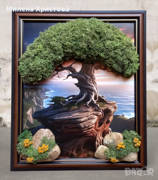 Картина със скандинавски мъх „Вечният пазител“, снимка 1