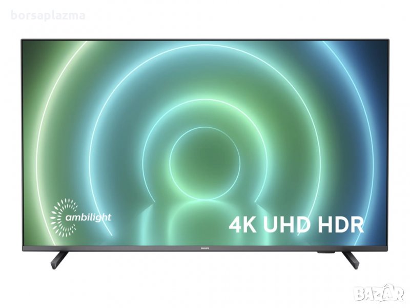 Телевизор Philips 43PUS7906/12, 43" UHD 4K LED 3840x2160, DVB-T2/C/S2, Ambilight 3, HDR10+, HLG, And, снимка 1