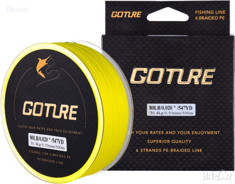 Goture 4/8 корда невероятно устойчива на абразия риболовна въдица , снимка 1