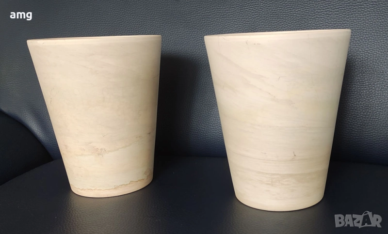 2 броя кашпи 15х13см, снимка 1