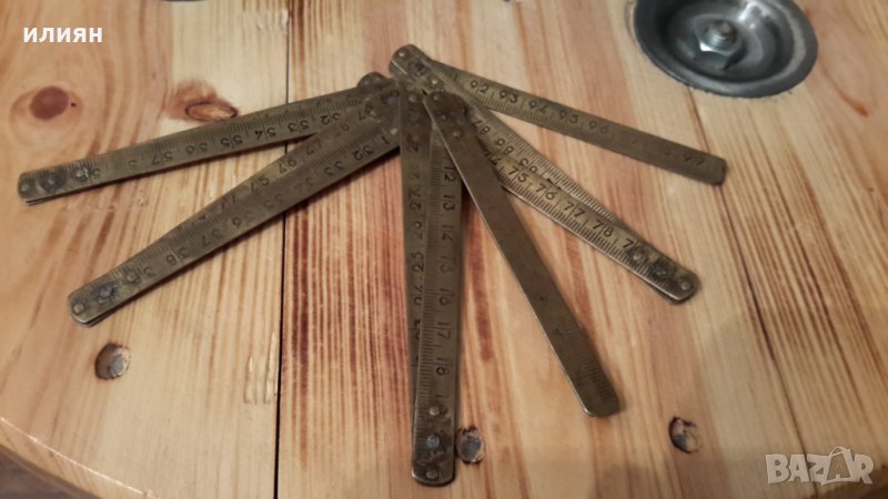 Стар месингов метър има леки забележки , снимка 1