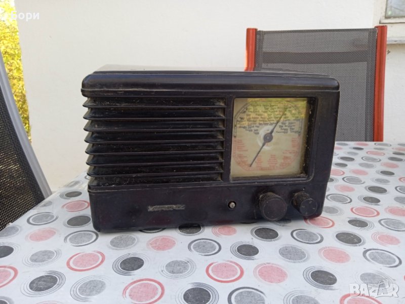 LORENZ super 10 A 1941г. бакелитово радио, снимка 1