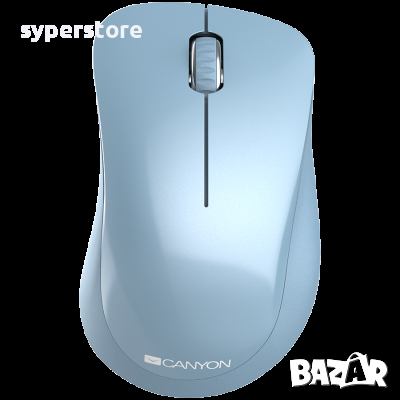 Мишка Безжична CANYON CNE-CMSW11BL 1200dpi 3 btn Синя Wireless Mouse, снимка 1