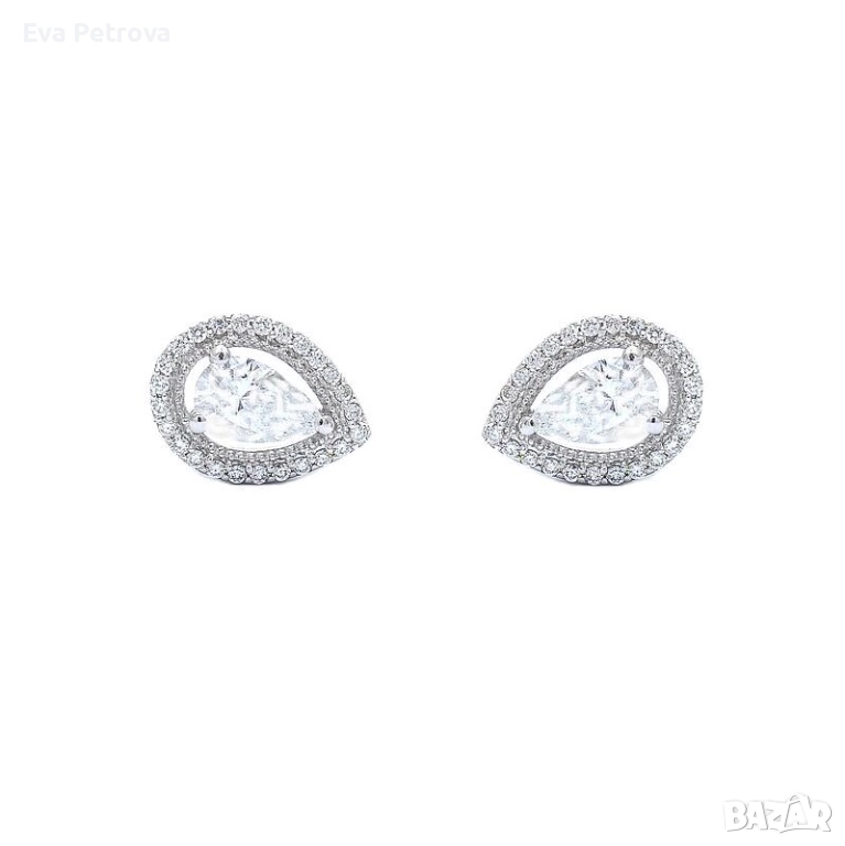 Диамантени обеци от Elite бижутерска къща, снимка 1