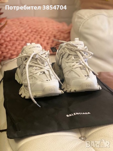 сникърси Баленсиага*37*BALENCIAGA women's track trainers in white*, снимка 1