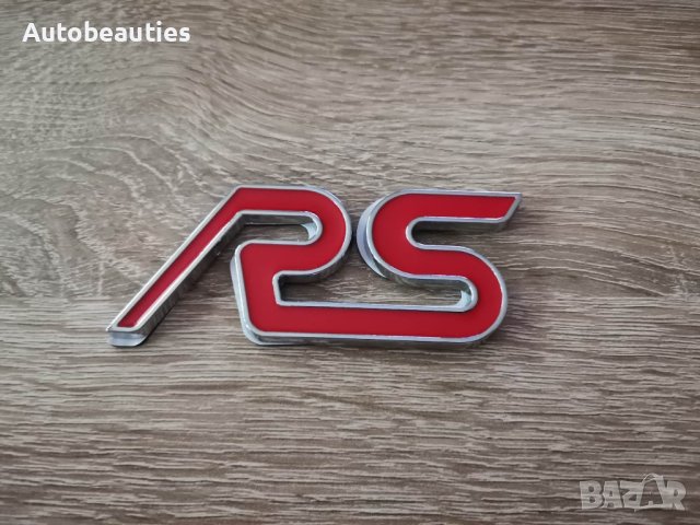 червена емблема Ford RS
