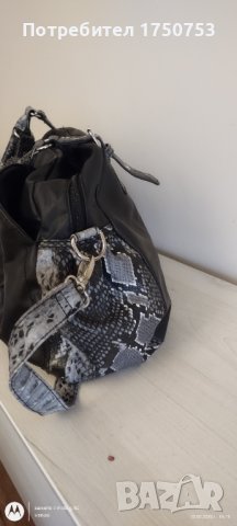 Дамска кожена чанта тип торба, снимка 3 - Чанти - 44261792