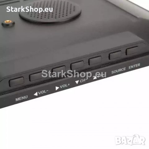  Преносим телевизор 7″ с батерия + работи на 12V / 220V, снимка 4 - Други - 39197364