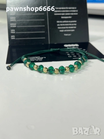 Гривна със златни елементи 14К / Златна гривна 14К, снимка 5 - Гривни - 53537183