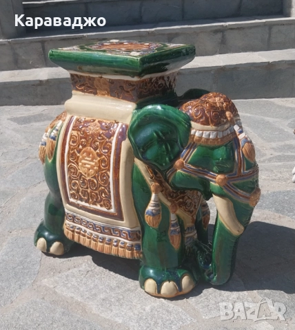 Старинни Слонове Поставки, снимка 2 - Декорация за дома - 51611130