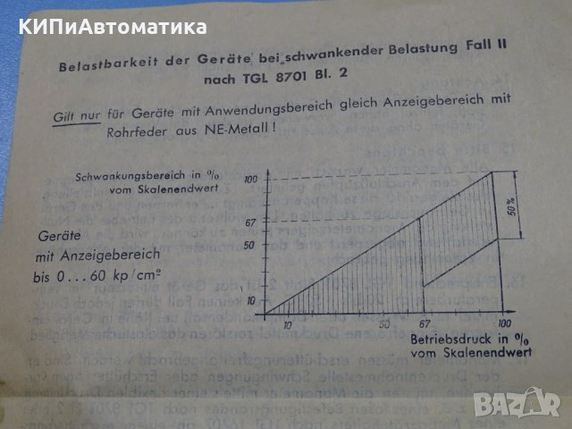 мaнометър TGL 16374 ф160 0-400kp/cm2 G1/2, снимка 9 - Резервни части за машини - 35874155