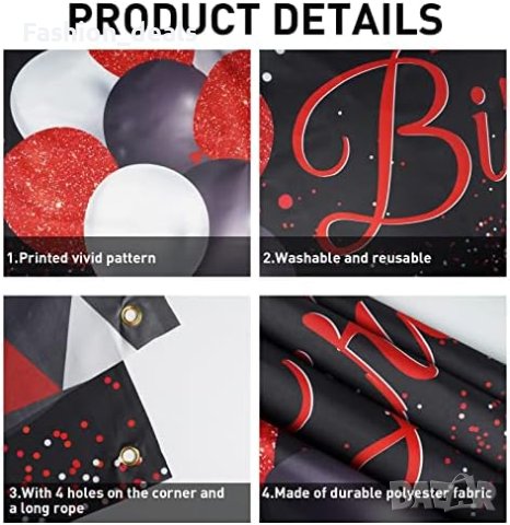 Нов Банер за 21-ия рожден ден Парти годишнина Декорация Украса, снимка 7 - Други - 42493797