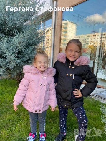 Зимно яке с голям пух В три цвята  Размери -1г.2г.3г.4г.5г. Цена -42 лв, снимка 4 - Детски якета и елеци - 34528583