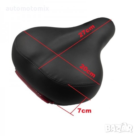 Вело седалка с вградени задни лед светлини., снимка 2 - Аксесоари за велосипеди - 41805590